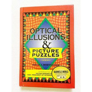 1999 Optical Illusions & Picture Puzzles by David J. Bodycombe VG Condition
